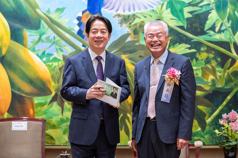 賴清德總統接見陳永昌董事長